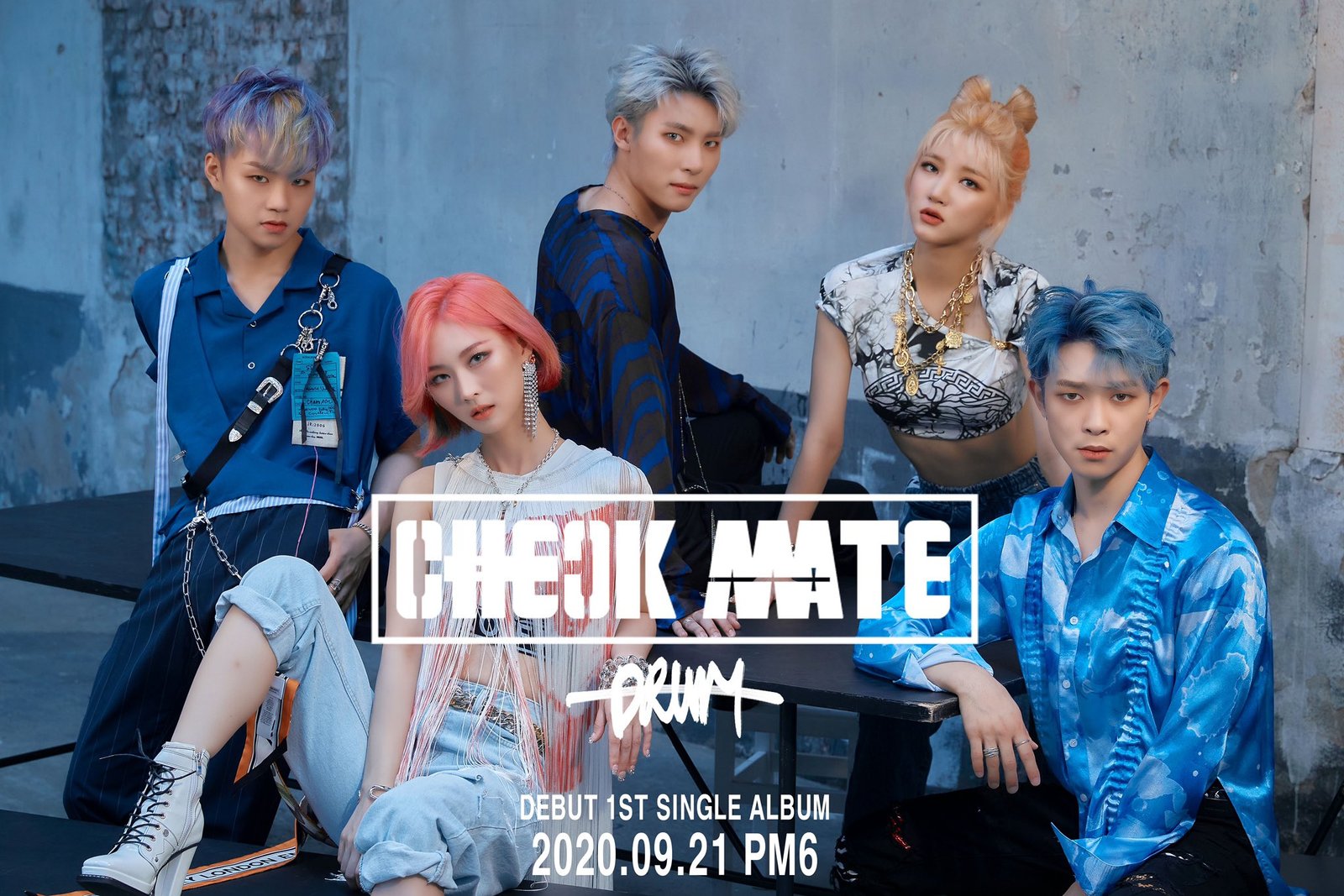 Newly debuting co-ed group Checkmate shares first set of concept