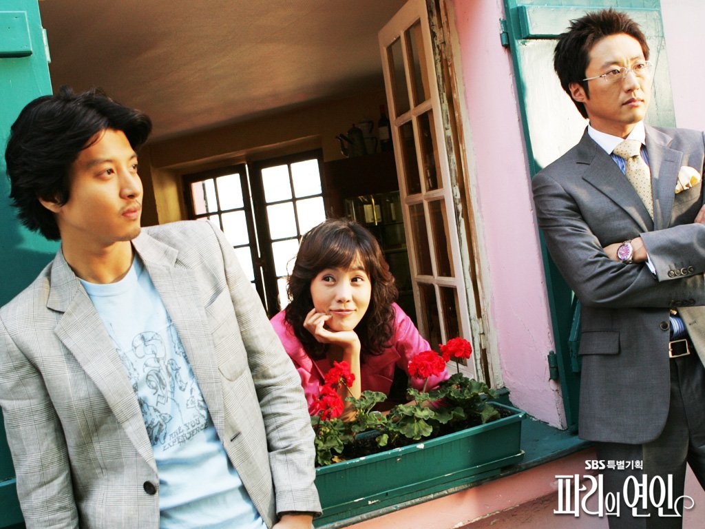 2004 drama 'Lovers is Paris' by Kim Eun-Sook starring Kim Jung-eun and Park Shin-Yang.
