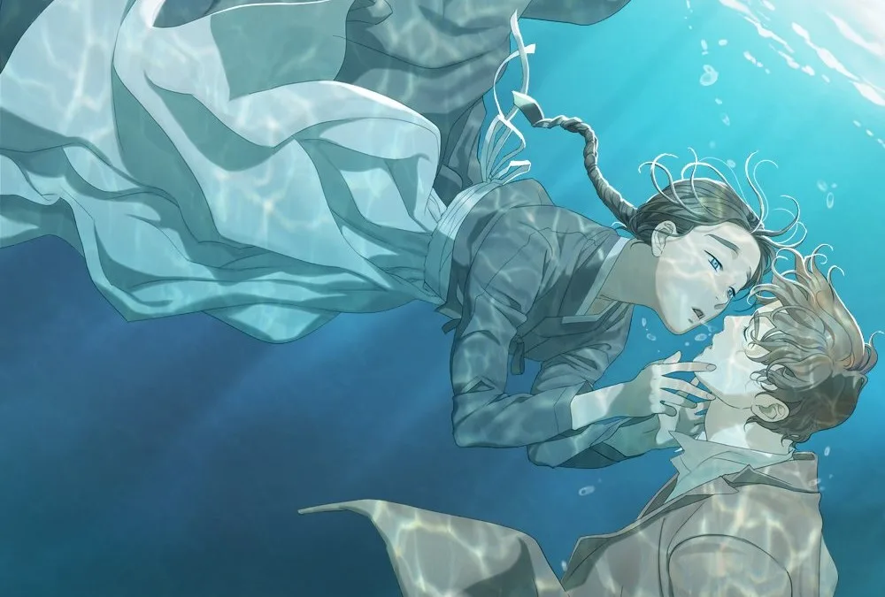 Su-A and Uihyeon in Whale Star: The Gyeongseong Mermaid cover art