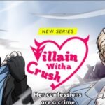 Villain with a crush banner - her confessions are a crime