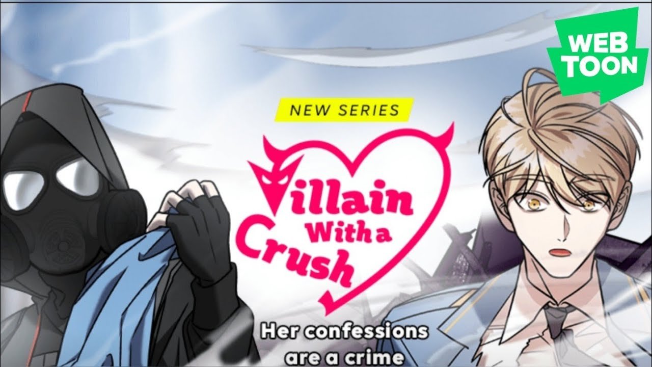 Villain with a crush banner - her confessions are a crime